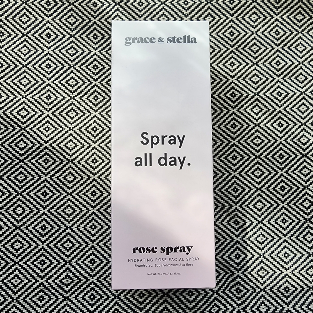 NWT Grace and Stella Spray All Day Rose Water Face Mist SEALED